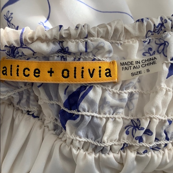 Alice and Olivia Silk Floral Maxi Dress - Picture 6 of 8